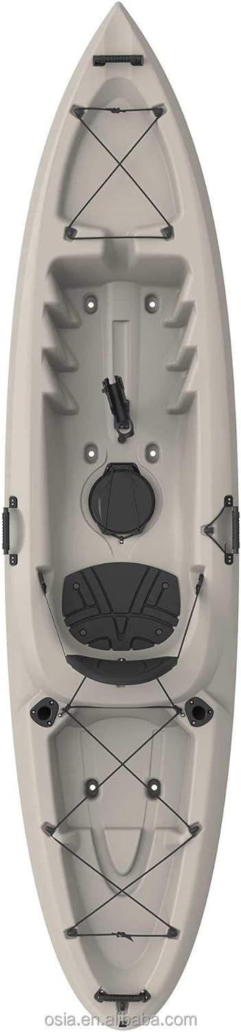 Fishing Kayak Sit On Top - 2 veya 3 Kişilik, Sert Plastik