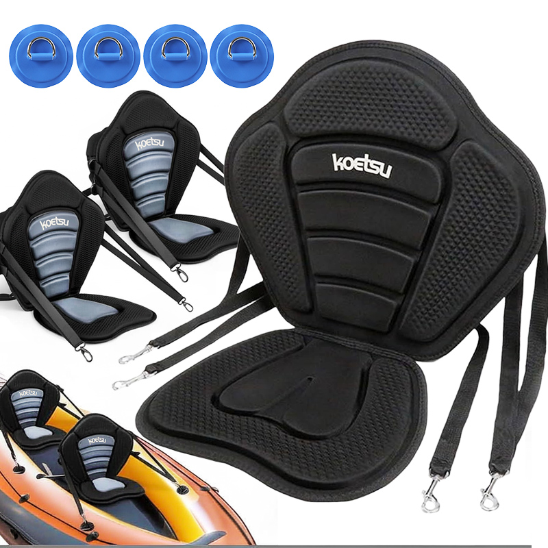 Fishing Kayak Crate - Kayık Koltuğu Ayarlanabilir EVA Arkalığı Kürek