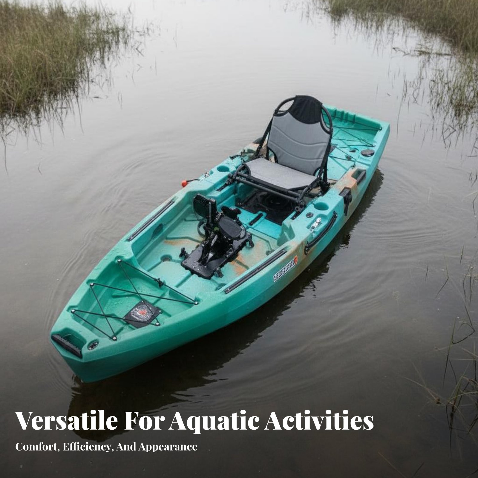 Fishing Kayak Sit On Top - Pedal Sürüşlü Balıkçı Teknesi Katlanabilir Şişme