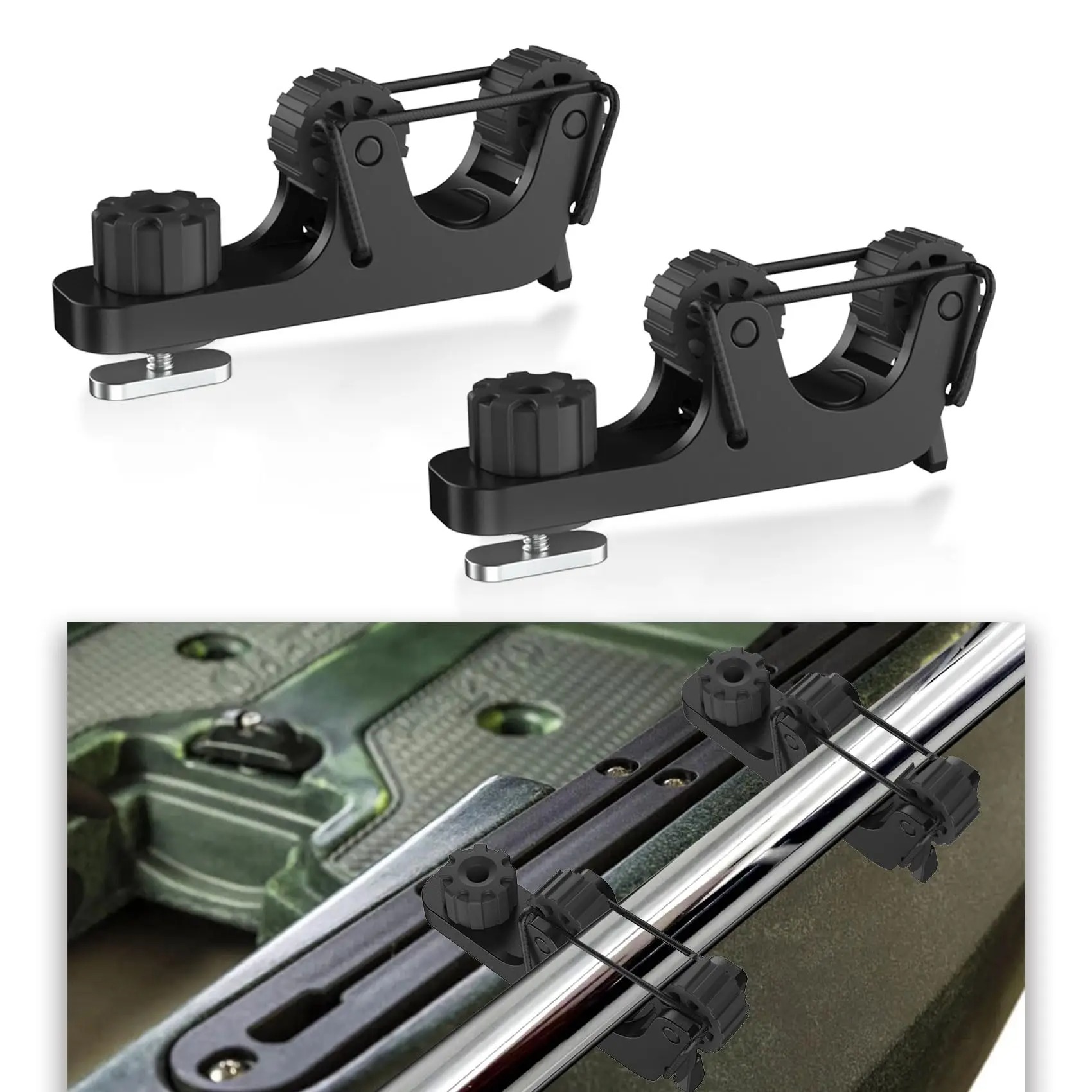 Fishing Kayak Crate - Kayak Küreği Tutucu Ray Montajı, Standart