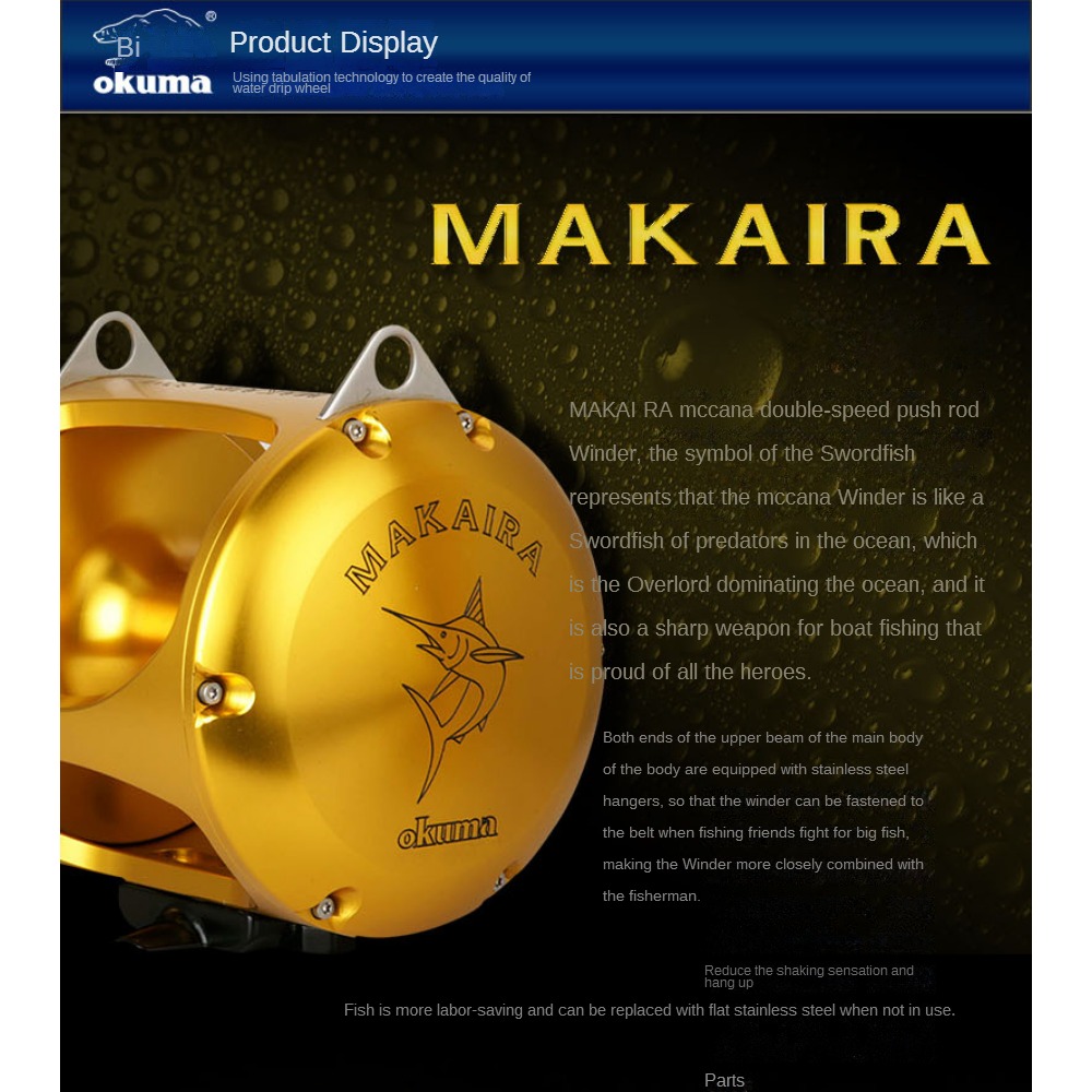 Okuma MAK AIRA Trolling havai  - Penn Reel Battle incelemesi ve fiyatı
