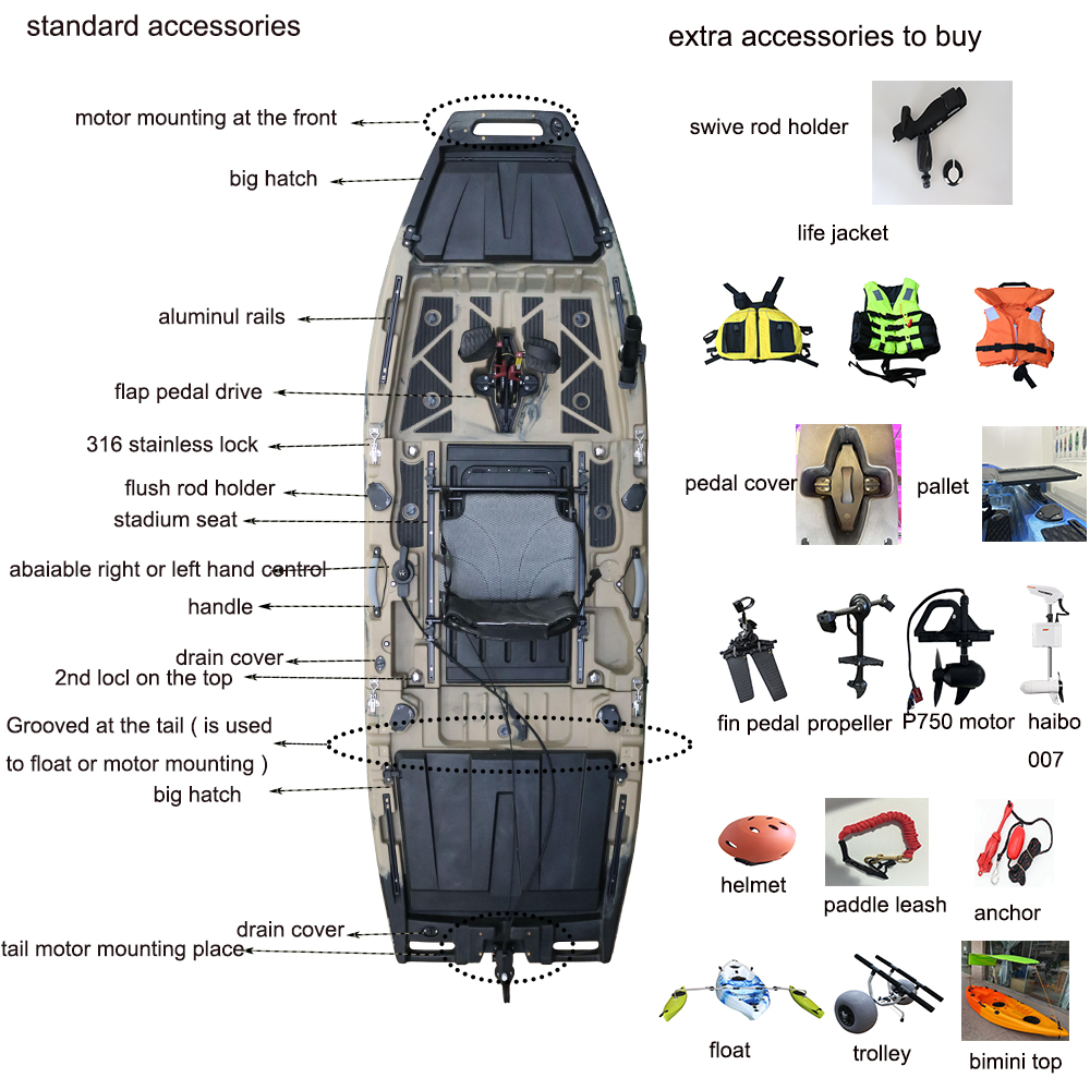 10ft Modüler Sit-On-Top Balıkç - Fishing Kayak Sit On Top incelemesi ve fiyatı