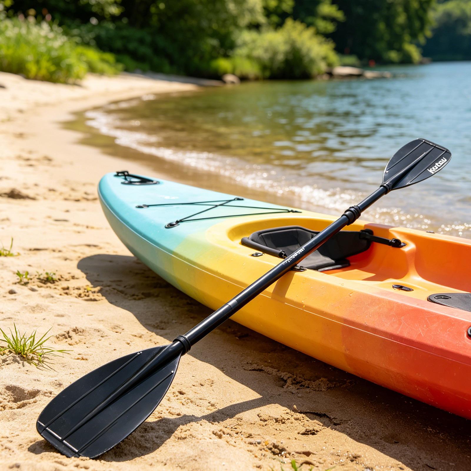 2 Bölümlü Karbon Fiber Kayak K - Fishing Kayak Paddle incelemesi ve fiyatı
